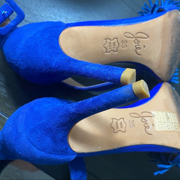 Joie Pippi Fringe Heels - Picture 4 of 5